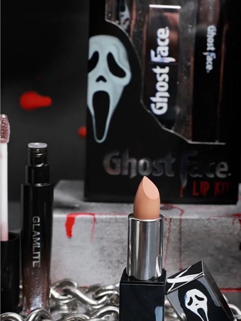 Glamlite Ghost Face Nude Lip Kit